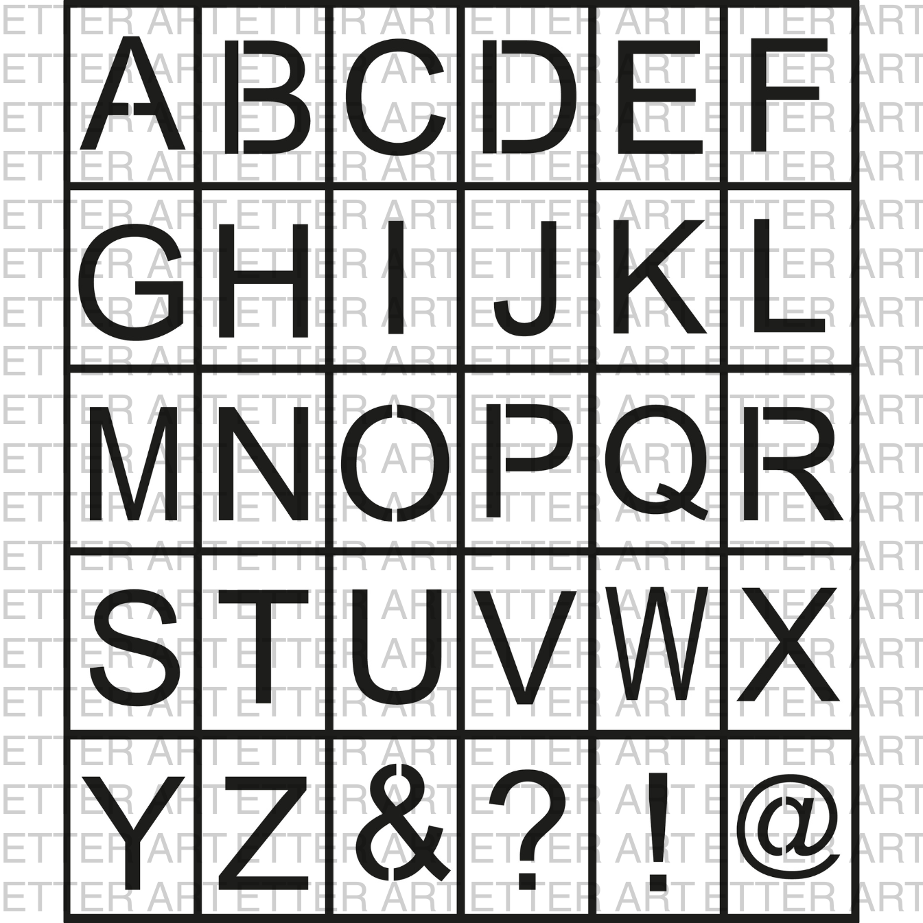 Buchstaben-Sets