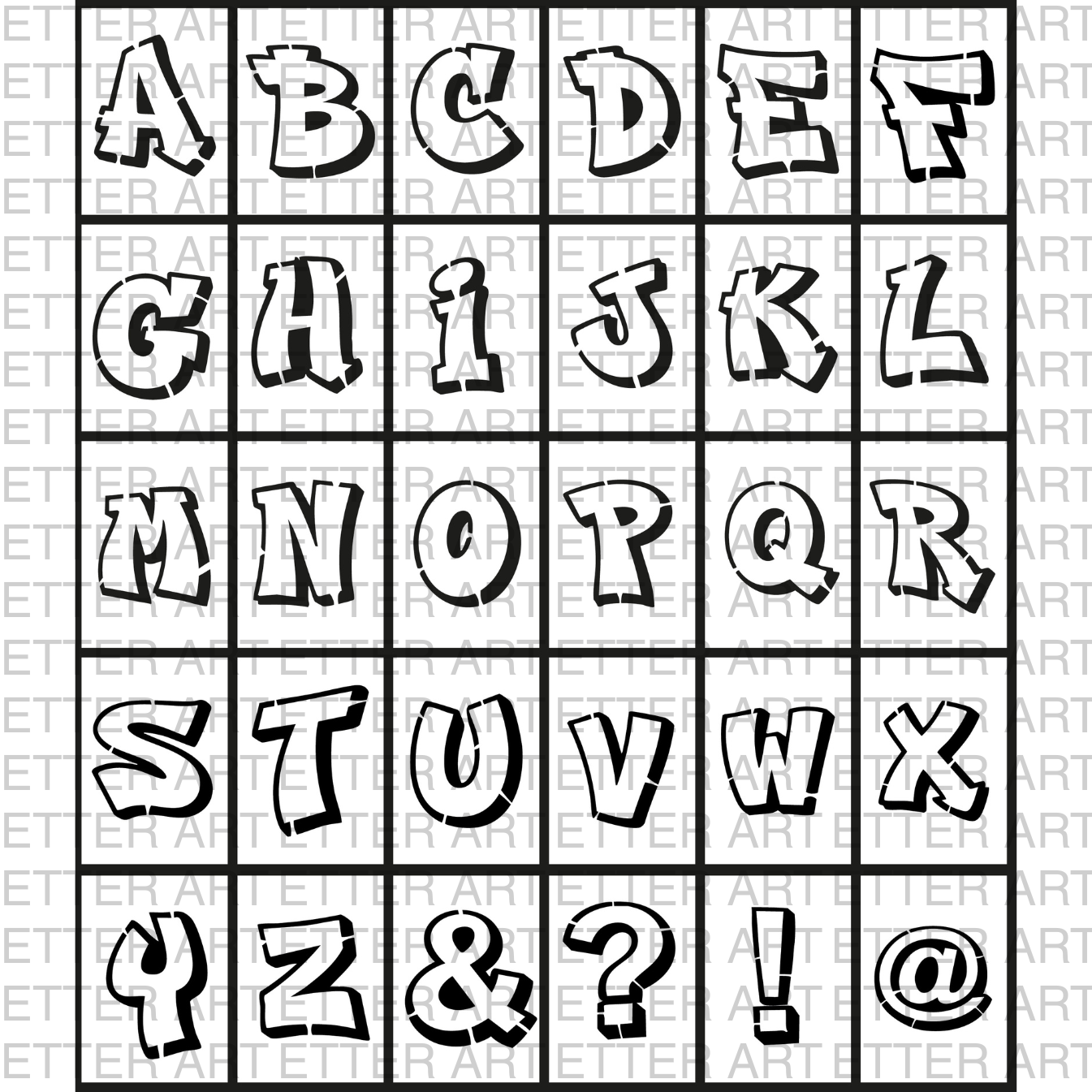 Buchstaben-Sets