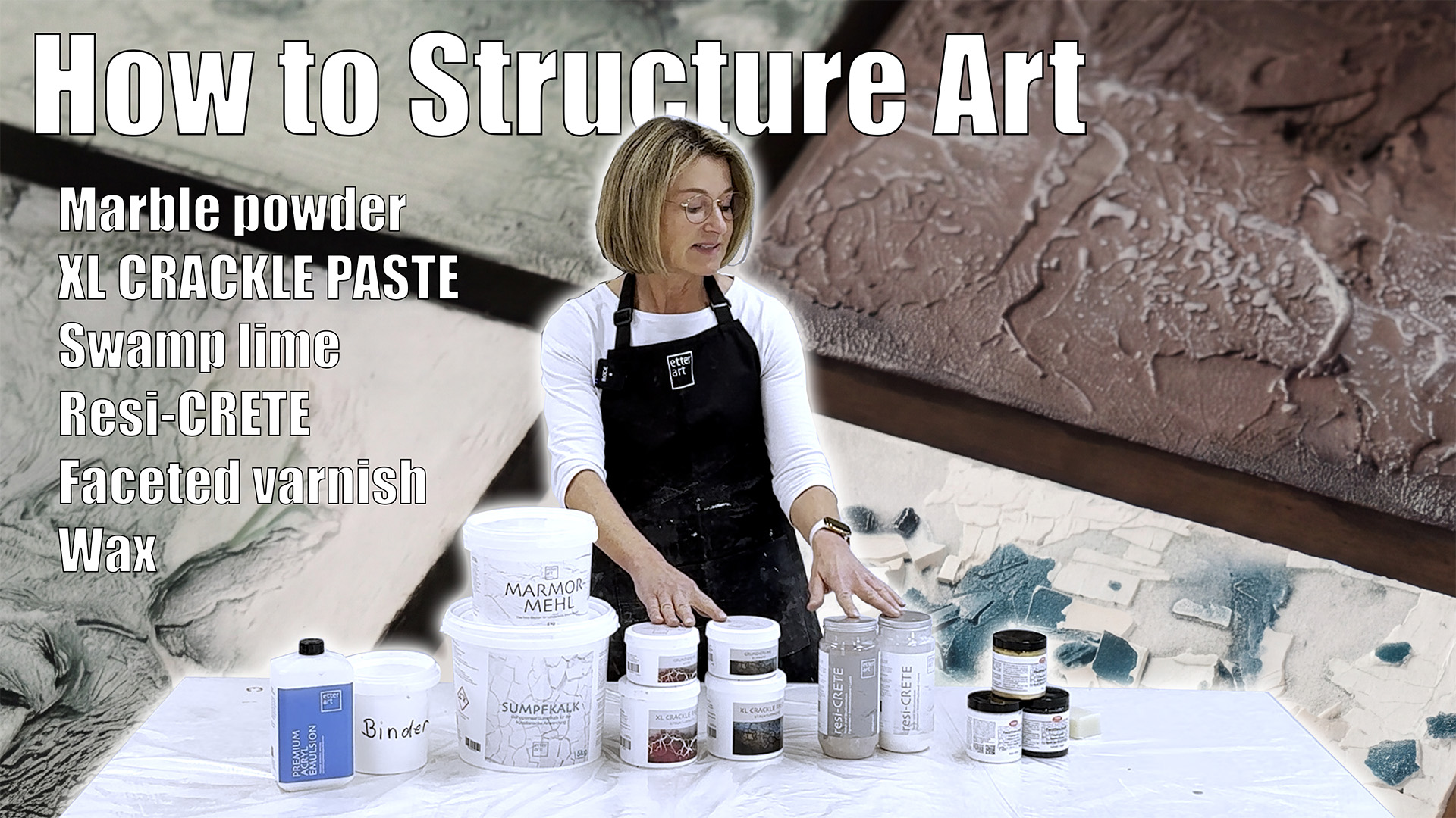 „How to Structure Art“: Online course on techniques for art with structural materials - English