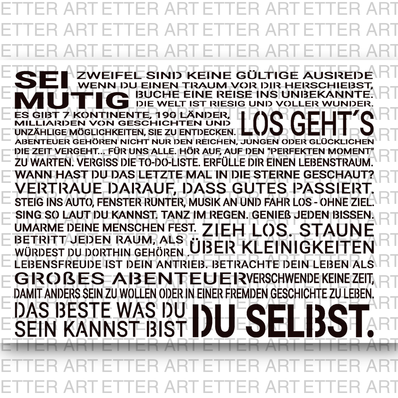 Typography German