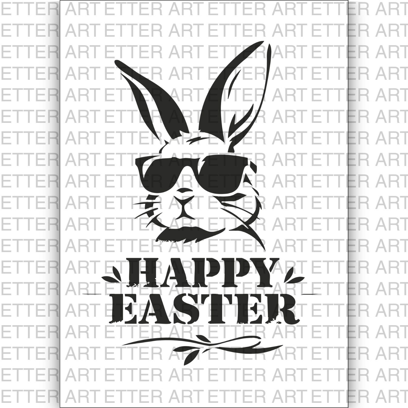 EASTER BUNNY 1 - 59,4 x 84,1 cm