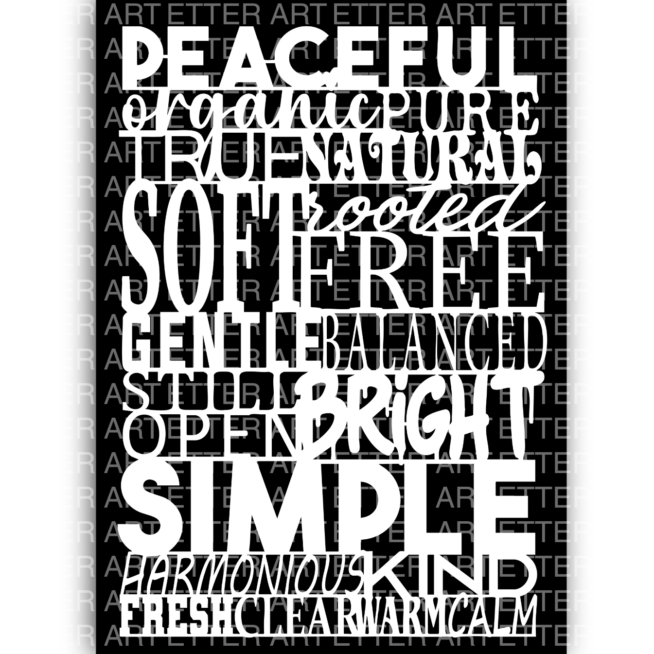 NATURAL SOULWORDS 3 - 21,0 x 29,7 cm